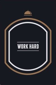 Inephos 'Work Hard' Inspirational Poster Paper Print - Quotes ...