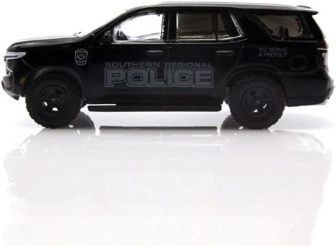 Buy ModelToyCars 2021 Chevy Tahoe Police Pursuit Vehicle, Black ...