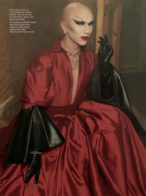 "REBEL" ISSUE EXCLUSIVE: DRAG QUEEN SASHA VELOUR IS TAKING ON THE WORLD ...