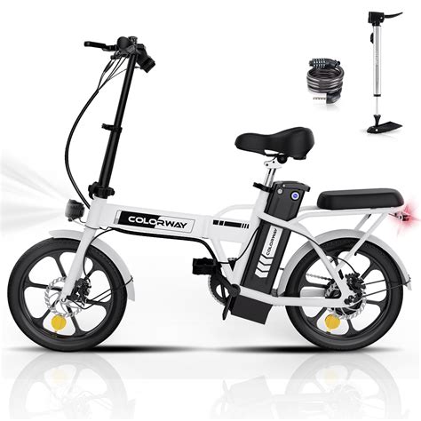 COLORWAY Electric Bike,500W/8.4Ah/36V Removable Battery E Bike ...