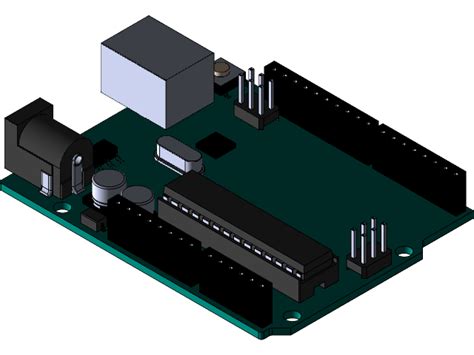 Arduino Project Model in AutoCAD 的图像结果