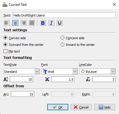 Image result for Add Text DraftSight