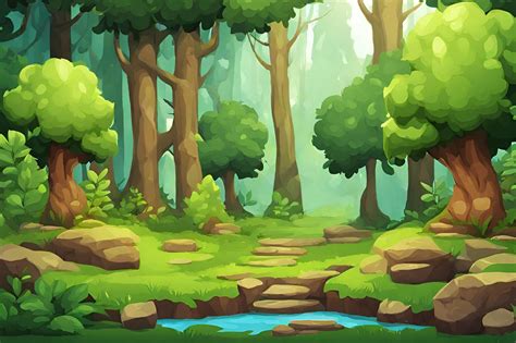 Download Stream, Forest, Nature. Royalty-Free Stock Illustration Image ...