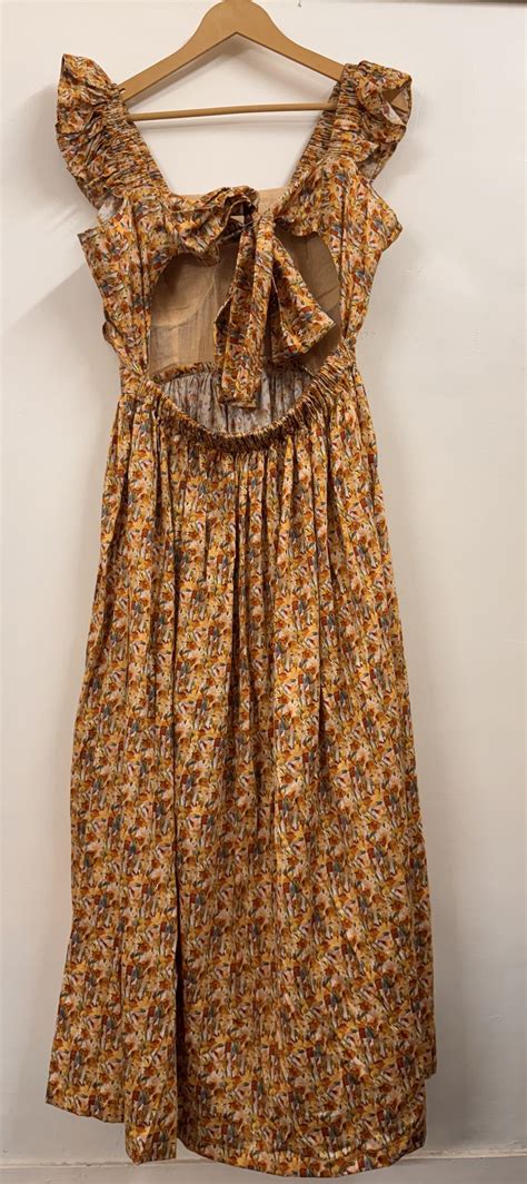 BOHO RUFFLE PRINTED DRESS – Label IRIS