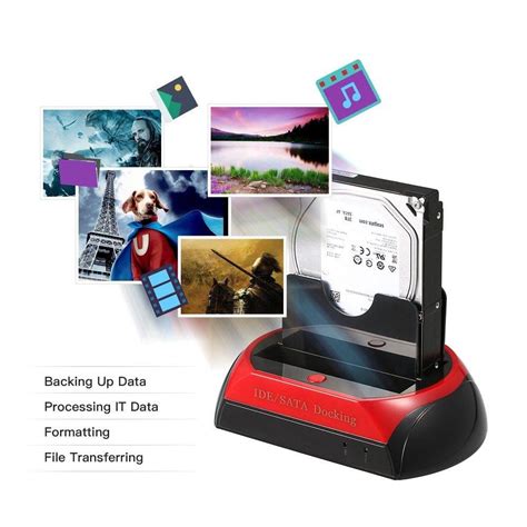 HDD Docking Station Dual Hard Disk Drive Docking Station Base– UNIQKART