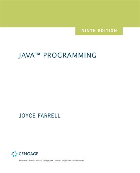 Image result for Java Programming Joyce Farrell