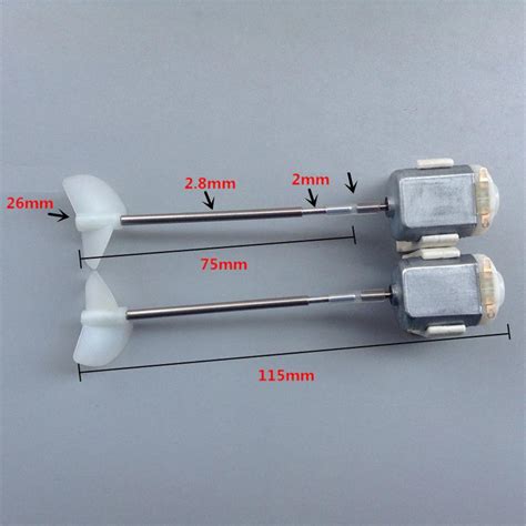 Motor+Motor Seat+Copper Coupling+75mm Shaft+Propellers Kit For DIY RC ...