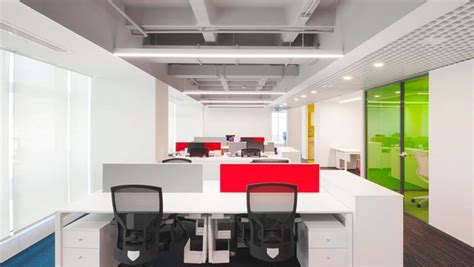 600平方培训机构办公室装修设计案例效果图_岚禾办公空间设计
