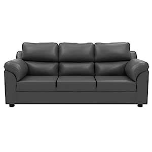 Sekar Lifestyle Comfort Series for Living Room (Grey, Three Seater ...