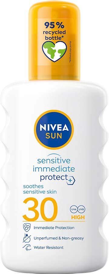 NIVEA SUN Sensitive Immediate Protect Soothing Sun Lotion SPF30 200 ml ...