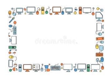 Image result for Computer Border Design for Emtech