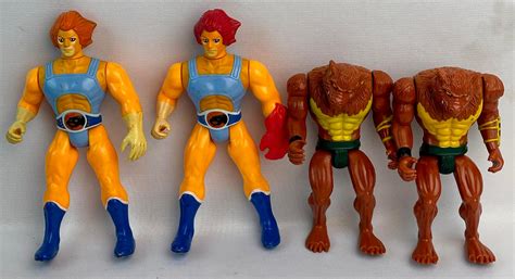 Lot - Vintage 1985 Lot of 4 Thundercats Action Figures (Thundercat Lion ...