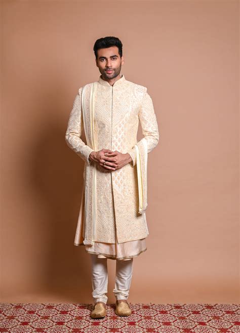 Buy Ethnic Wedding Sherwani for Men Online | Shreeman