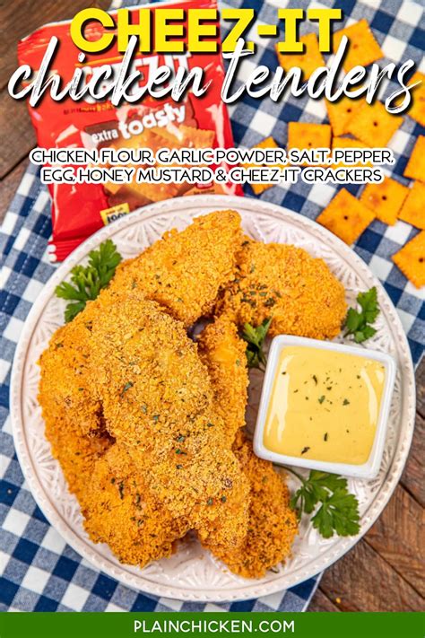 Cheez-It Chicken Tenders | Side dishes easy, Cheez it, Chicken recipes
