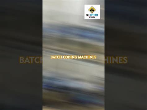Batch Coding Machine And Continuous Inkjet Printer - Skymark Inkjet ...