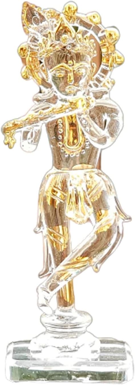 Buy eSplanade - Brass Lord Krishna Kishan Kanhaiya Murti Idol Statue ...