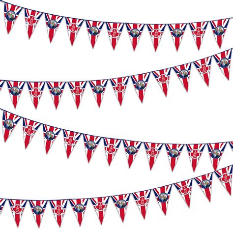 10M King Charles III Union Jack Bunting Flag | Ubuy India