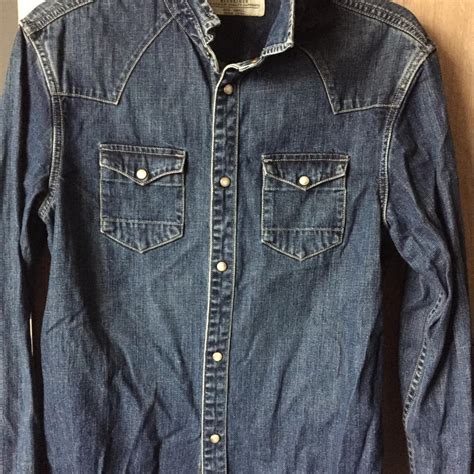 All saints denim shirt size small vgc - Depop