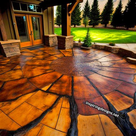 Stamped Concrete That Looks Like Wood: 30 Amazing Examples That Will ...