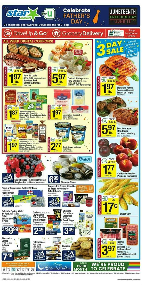 Star Market Flyer from June 14