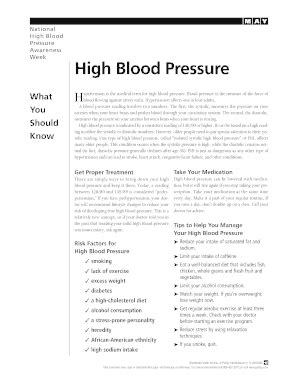 18 Printable high diastolic blood pressure Forms and Templates ...