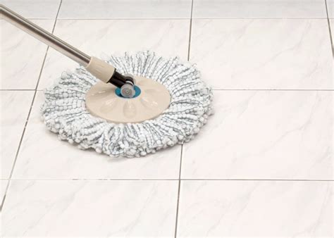 How to Clean Sticky Tile Floor
