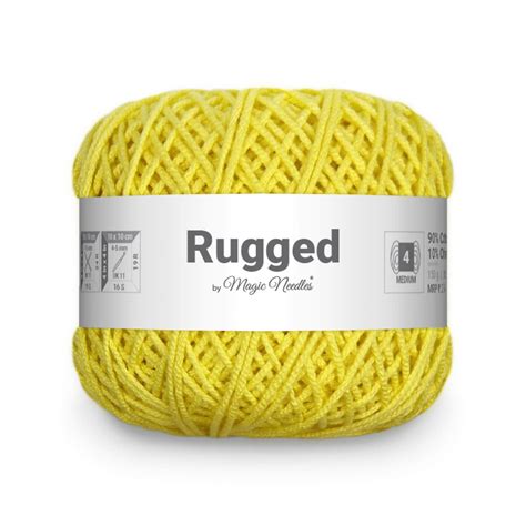 Rugged Yarn - 8 Ply - Sunshine Yellow 03 – Magic Needles
