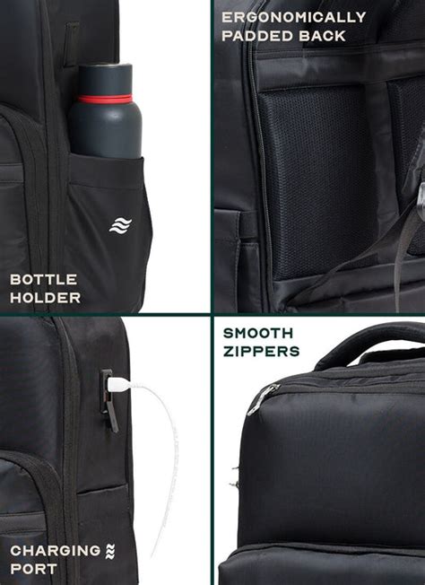 Rover Backpack | Black | Everyday Laptop Backpack