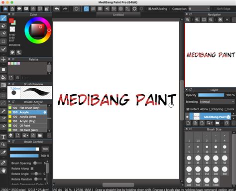 【PC】Transforming and Adding Gradients to Text | MediBang Paint - the ...