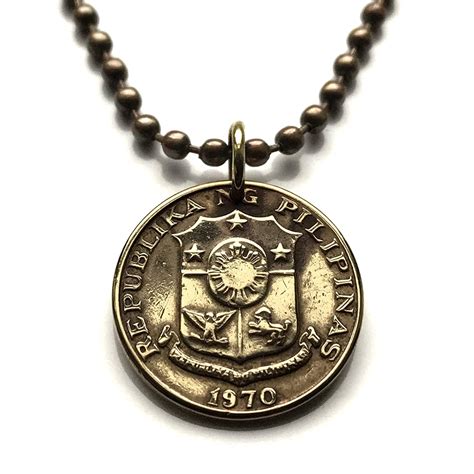 Coinedjewelry 1968 Philippines Pilipinas 5 Sentimos coin pendant India ...