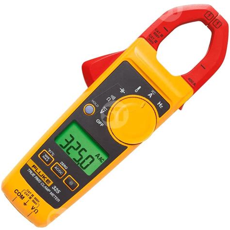 Fluke Battery Powered FLUKE-325 325, 400A AC/DC True RMS Clamp Meter ...