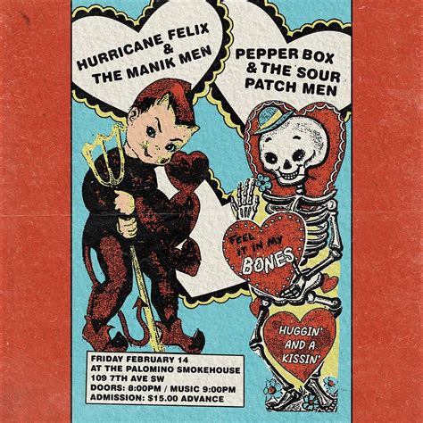 Huggin and a Kissin with Hurricane Felix & The Manik Men, Pepper Box ...