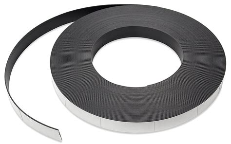 Master Magnetics Flexible Magnet Strip with White Vinyl Coating, 1/32 ...