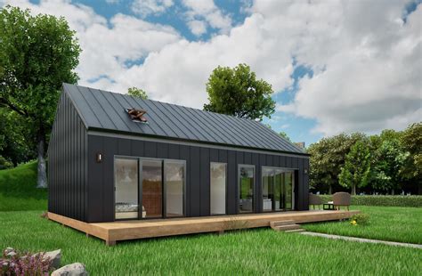 26' X 40' Modern Barn House Architectural Plans - Custom Farmhouse ...