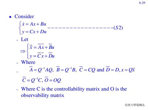 Image result for Controllability and Observability Formulas