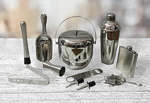 Buy Proniks Stainless Steel Ice Bucket 1250ML Barware Kits and Bar ...