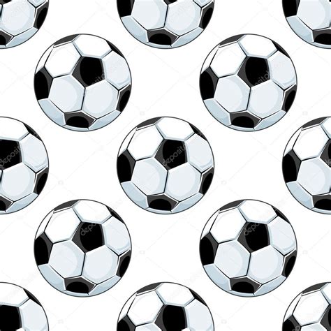 Seamless background pattern of soccer balls Stock Vector Image by ...