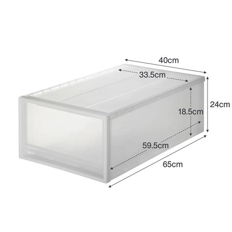 PP STORAGE BOX / WIDE / M