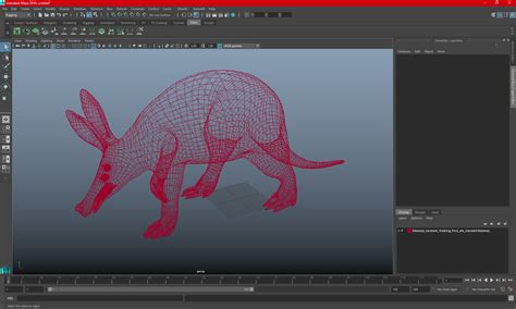 3D Mammal Aardvark Walking Pose model | 3D Molier International