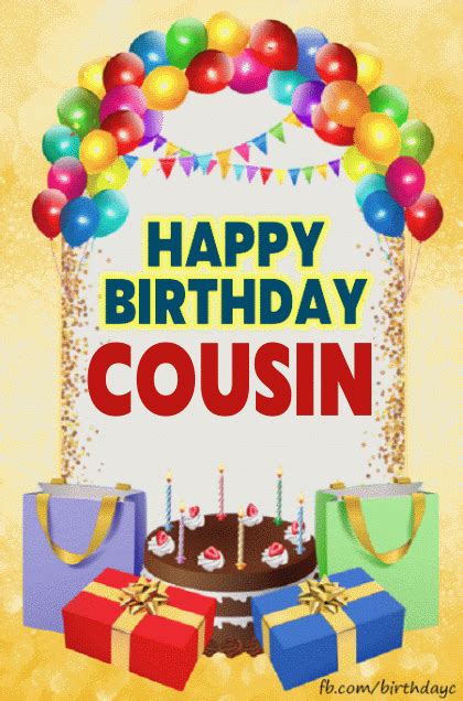 Birthday wishes for Cousin - Happy Birthday