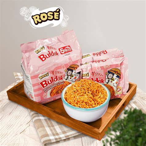 Samyang Buldak Rosé Extra Creamy K-rose Stir Fried Hot Chicken Ramen ...