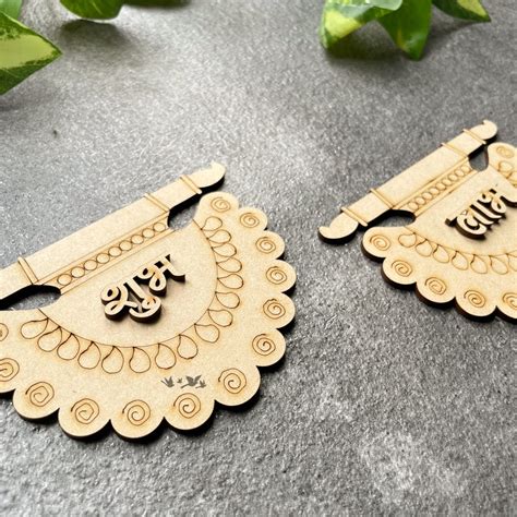 MDF Shubh Labh Cutout Designs for DIY Diwali Decoration ideas