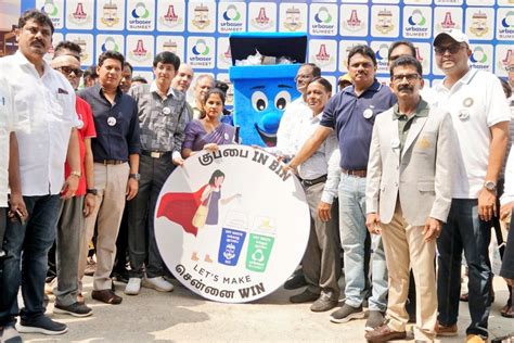 CWC: Mayor Priya inaugurates Garbage-in-Bin, Lets Make Chennai Win ...