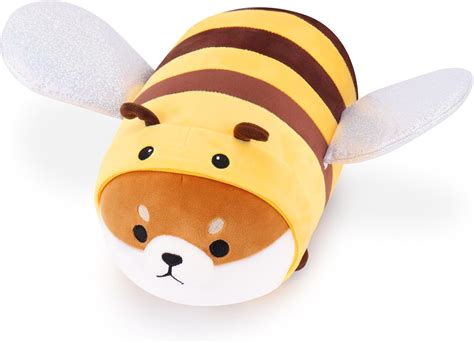 Amazon.com: Auspicious beginning Bee Plush Toys,13.8" Shiba Inu ...