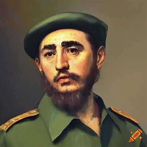 Fidel Castro Young In Color