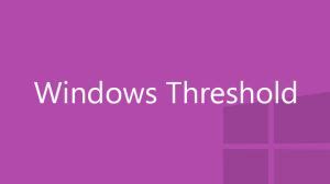 Windows Threshold Developer 的图像结果