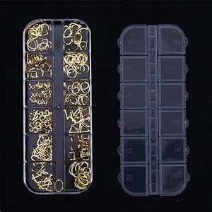 Buy Generic Gold: Gold Silver Hollow Nail Rivets with Box Cross ...