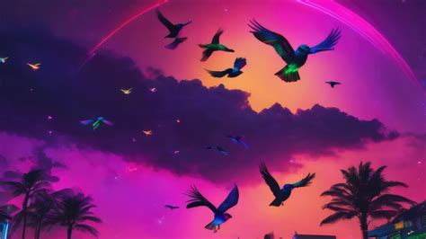 Scifi Birds Wallpaper,HD Artist Wallpapers,4k Wallpapers,Images ...