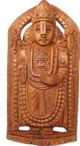 RDK Pure Sandalwood (Original Chandan) Tirupati Balaji Idol Decorative ...