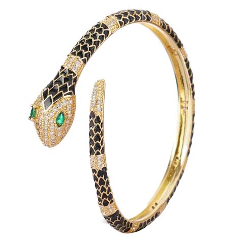 Gold Snake Bracelet | Snake Jewellery – Jewellery Hat